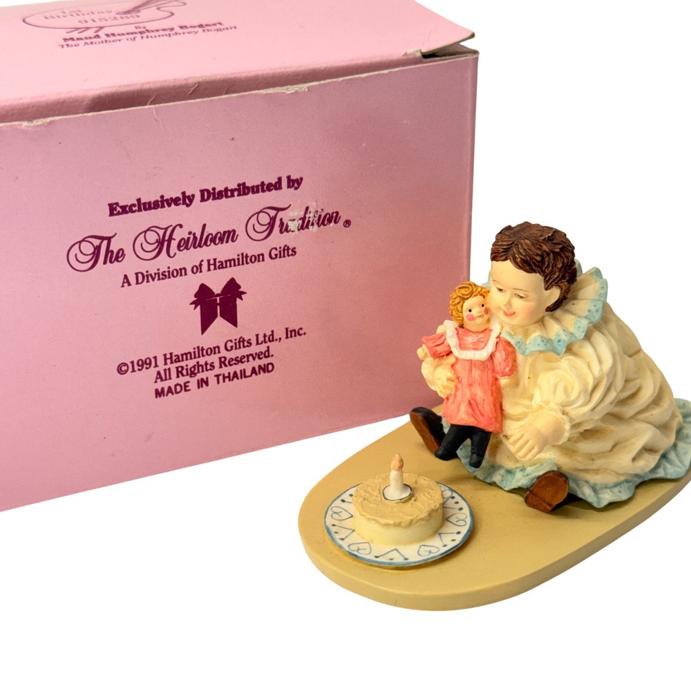 Maud Humphrey Bogart 1st Birthday Figurine 915289 Heirloom Tradition 1991 Boxed